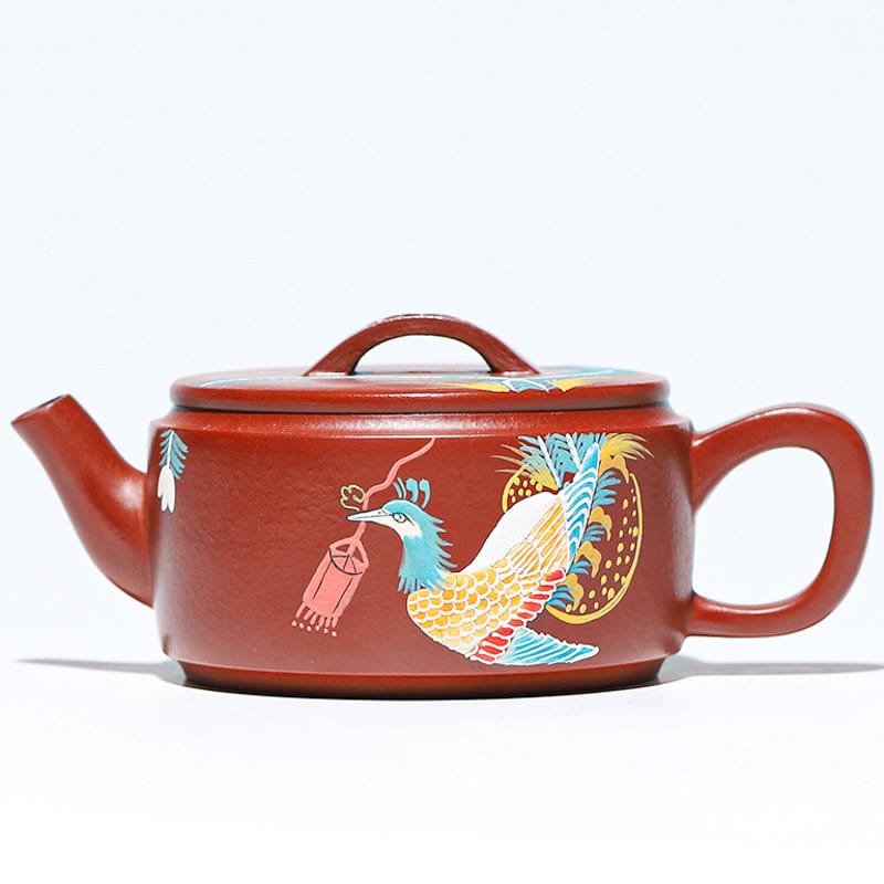 Ấm Tử Sa Hán Ngõa Phượng Hoàng Đại Hồng Bào 240ml 18 am tu sa han ngoa phuong hoang dai hong bao 240ml-