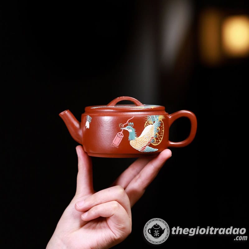 Ấm Tử Sa Hán Ngõa Phượng Hoàng Đại Hồng Bào 240ml 13 am tu sa han ngoa phuong hoang dai hong bao 240ml--10