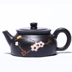 Ấm Tử Sa Tỉnh Lan Ám Hương Hắc Nê 210ml 9 am tu sa tinh lan diep huong hac ne 210ml-