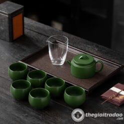 Bộ Ấm Trà Tử Sa Nghi Hưng Hán Ngõa 200ml 5 bo am tra tu sa nghi hung han ngoa 200ml--3