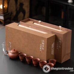 Bộ Ấm Trà Tử Sa Nghi Hưng Phan Hồ 220ml 7 bo am tra tu sa nghi hung phan ho 220ml--5