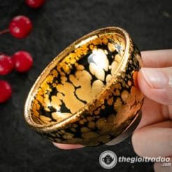 Chén Thiên Mục Vàng 24K Kim Du Trích 70ml 5 chen thien muc vang 24k kim du trich 70ml--5