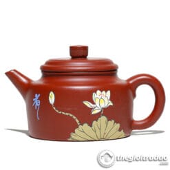 Ấm Tử Sa Đức Chung Hoa Sen Đại Hồng Bào 200ml 9 am tu sa duc chung hoa sen dai hong bao 200ml2024--4