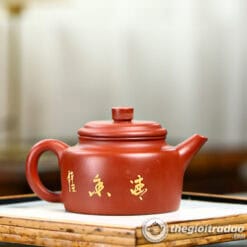 Ấm Tử Sa Đức Chung Hoa Sen Đại Hồng Bào 200ml 6 am tu sa duc chung hoa sen dai hong bao 200ml2024--7