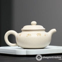 Ấm Tử Sa Phỏng Cổ Sơn Thủy Bạch Ngọc Đoạn 230ml 6 am tu sa phong co son thuy bach ngoc doan 230ml2024-