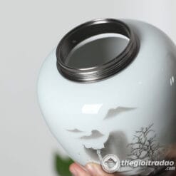 Hũ, Bình Đựng Trà Gốm Sứ Cảnh Đức Vẽ Sơn Thủy 8 binh dung tra gom su canh duc ve son thuy2024--17