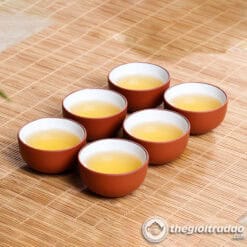 Chén Trà Tử Sa Tráng Men Lòng Trắng 50ml 7 chen uong tra tu sa nghi hung long trang 30ml a2024--2