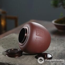 Hũ Đựng Trà Gốm Tử Sa Mỹ Nhân Kiên Tử Nê 6 hu binh dung tra tu sa my nhan kien tu ne2024--5
