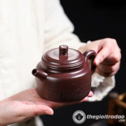 Ấm Tử Sa Đức Chung Quan Hải Tử Chu Nê 270ml 7 am tu sa duc chung quan hai tu chu ne 270ml-3