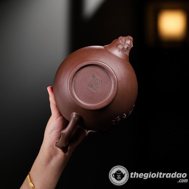 Ấm Tử Sa Nghi Hưng Báo Xuân Tử Nê 980ml 15 am tu sa nghi hung bao xuan tu ne 980ml2024--11