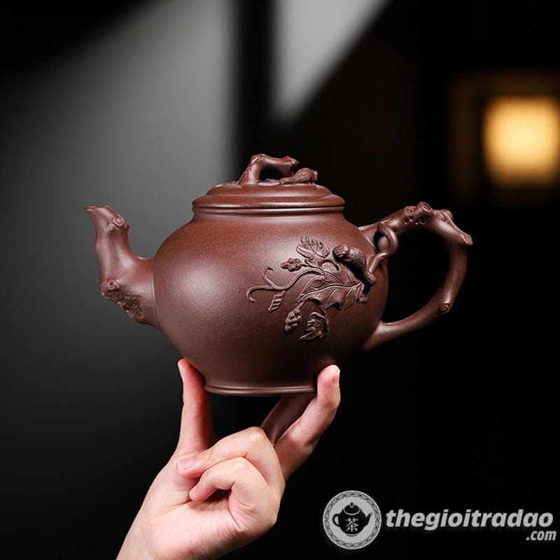 Ấm Tử Sa Nghi Hưng Báo Xuân Tử Nê 980ml 20 am tu sa nghi hung bao xuan tu ne 980ml2024--16