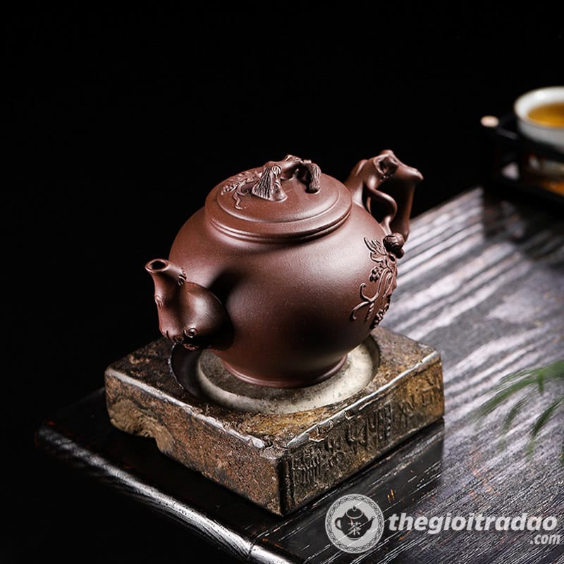 Ấm Tử Sa Nghi Hưng Báo Xuân Tử Nê 980ml 12 am tu sa nghi hung bao xuan tu ne 980ml2024--8