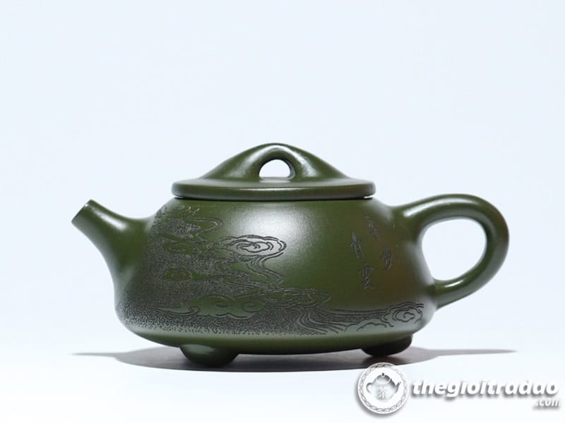 Ấm Tử Sa Thạch Biều Cảnh Chu Lục Nê 260ml 24 am tu sa thach bieu canh chu luc ne 260ml2024--20