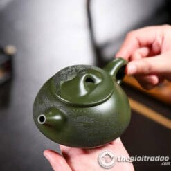 Ấm Tử Sa Thạch Biều Cảnh Chu Lục Nê 260ml 7 am tu sa thach bieu canh chu luc ne 260ml2024--3