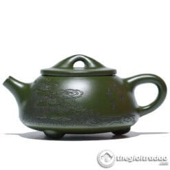 Ấm Tử Sa Thạch Biều Cảnh Chu Lục Nê 260ml 9 am tu sa thach bieu canh chu luc ne 260ml2024--5