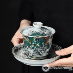 Chén Khải Pha Trà Thanh Long Sứ Tráng Men 220ml 6 Chen khai pha tra thanh long su trang men 220ml-3