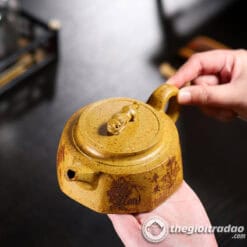 Ấm Tử Sa Bát Phương Đoạn Nê Nung Củi 270ml 7 am tu sa bat phuong doan ne nung cui 270ml-2