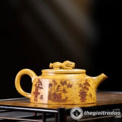 Ấm Tử Sa Bát Phương Đoạn Nê Nung Củi 270ml 6 am tu sa bat phuong doan ne nung cui 270ml-3