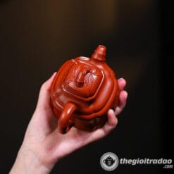 Ấm Tử Sa Tứ Phương Trúc Đỉnh Đại Hồng Bào 300ml 7 am tu sa tu phuong truc dinh dai hong bao 300ml-2