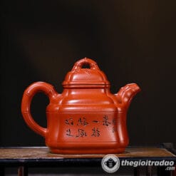 Ấm Tử Sa Tứ Phương Trúc Đỉnh Đại Hồng Bào 300ml 6 am tu sa tu phuong truc dinh dai hong bao 300ml-28