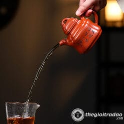 Ấm Tử Sa Tứ Phương Trúc Đỉnh Đại Hồng Bào 300ml 8 am tu sa tu phuong truc dinh dai hong bao 300ml-3