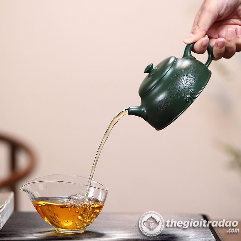 Ấm Tử Sa Vô Song Cái Thế Mặc Lục Nê 260ml 22 am tu sa vo song cai the mac luc ne 260ml-16