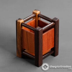 Bộ Dụng Cụ Pha Trà Đạo Gỗ Mun Dáng Vuông Đẹp 6 bo dung cu pha tra dao go mun dang vuong ben dep-2