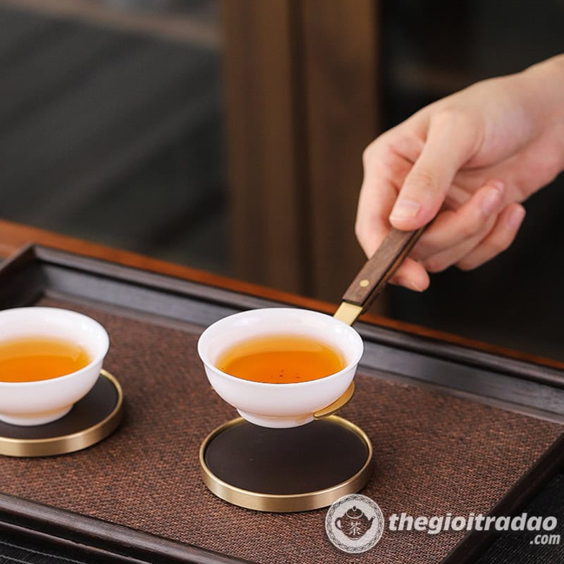 Bộ Dụng Cụ Pha Trà Kèm Lót Chén Bọc Đồng Cao Cấp 14 bo dung cu pha tra kem lot chen boc dong cao cap-11