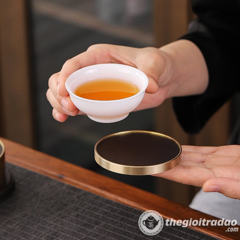Bộ Dụng Cụ Pha Trà Kèm Lót Chén Bọc Đồng Cao Cấp 17 bo dung cu pha tra kem lot chen boc dong cao cap-14