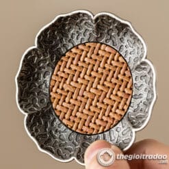 Miếng Lót Chén Trà, Ly Trà Mây Tre Đan Cao Cấp 9 mieng lot chen tra, ly tra may tre dan cao cap-14