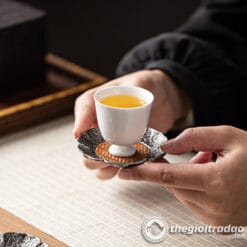 Miếng Lót Chén Trà, Ly Trà Mây Tre Đan Cao Cấp 8 mieng lot chen tra, ly tra may tre dan cao cap-3