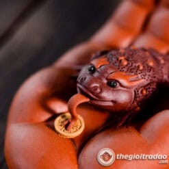 Tượng Kim Thiềm Phật Thủ Gốm Tử Sa Trang Trí Bàn Trà 7 Tuong kim thiem phat thu gom tu sa trang tri ban tra