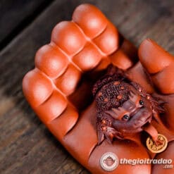 Tượng Kim Thiềm Phật Thủ Gốm Tử Sa Trang Trí Bàn Trà 6 Tuong kim thiem phat thu gom tu sa trang tri ban tra-5