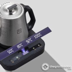 Bộ Ấm Đun Nước Pha Trà Bằng Titanium Cao Cấp 1350w 8 am dun nuoc pha tra tu dong bang titanium cao cap-7