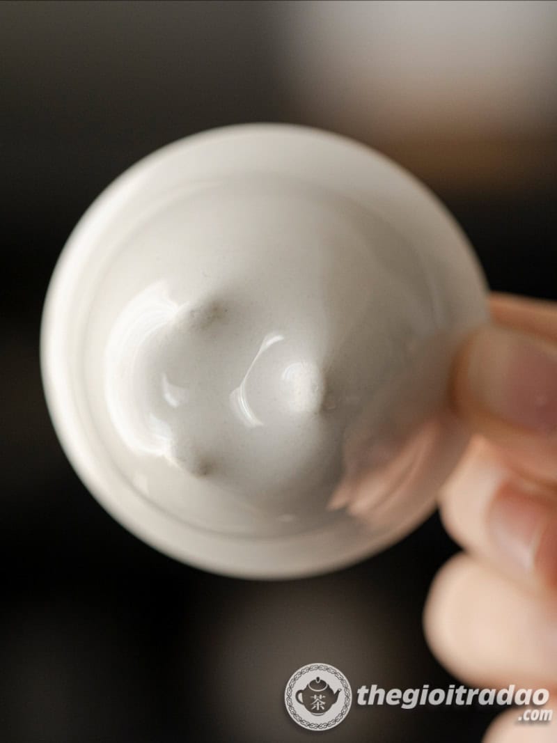 Chén Trà Ba Chân Gốm Sứ Cảnh Đức Cao Cấp 50ml 17 chen uong tra ba chan trang men su canh duc 50ml-12