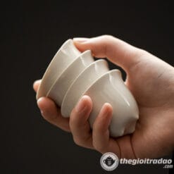 Chén Trà Ba Chân Gốm Sứ Cảnh Đức Cao Cấp 50ml 8 chen uong tra ba chan trang men su canh duc 50ml-4