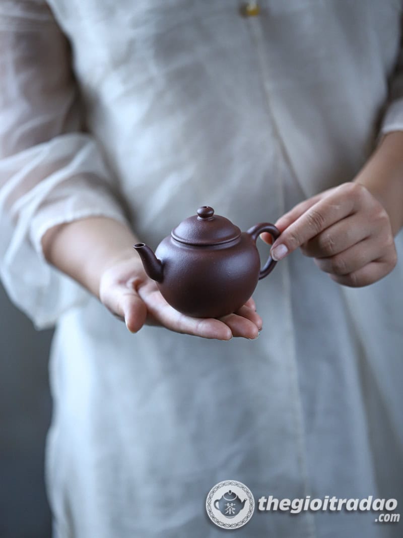 Ấm Tử Sa Cung Đăng Đáy Tào Thanh 150ml 15 am tu sa cung dang day tao thanh 150ml-15