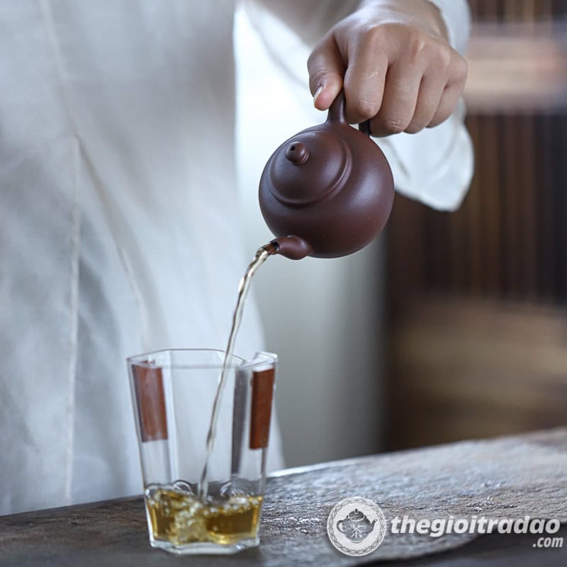 Ấm Tử Sa Cung Đăng Đáy Tào Thanh 150ml 4 am tu sa cung dang day tao thanh 150ml-4