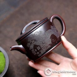 Ấm Tử Sa Hán Ngõa Cô Đồng Nê 200ml 7 am tu sa han ngoa co dong ne 200ml-4