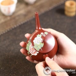 Ấm Tử Sa Ngư Ông Đại Hồng Bào 140ml 8 am tu sa ngu ong dai hong bao 140ml-10