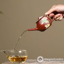 Ấm Tử Sa Ngư Ông Đại Hồng Bào 140ml 10 am tu sa ngu ong dai hong bao 140ml-4