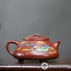 Ấm Tử Sa Thạch Biều Sơn Cảnh Đại Hồng Bào 200ml 6 am tu sa thach bieu son canh dai hong bao 200ml-2