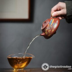 Ấm Tử Sa Thạch Biều Sơn Cảnh Đại Hồng Bào 200ml 8 am tu sa thach bieu son canh dai hong bao 200ml-4