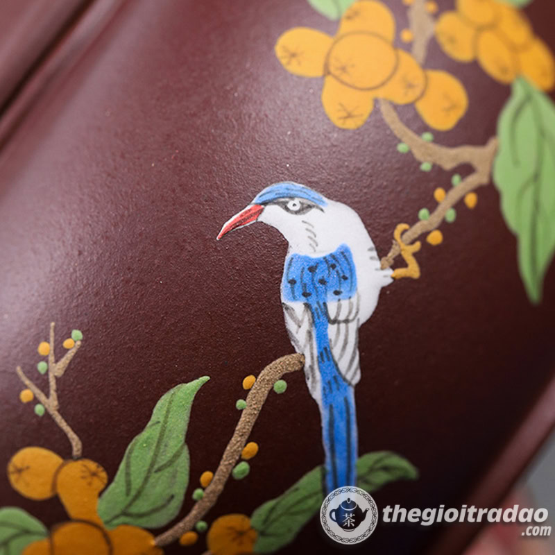 Ấm Tử Sa Thủy Bình Hỷ Tước Tử Nê 230ml 14 am tu sa thuy binh hy tuoc tu ne 230ml-6