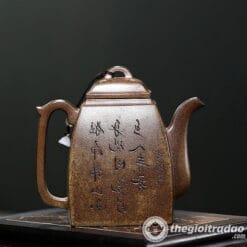 Ấm Tử Sa Tứ Phương Mãnh Hổ Trầm Hương Nê 450ml 6 am tu sa tu phuong manh ho tram huong ne 450ml-12