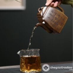 Ấm Tử Sa Tứ Phương Mãnh Hổ Trầm Hương Nê 450ml 8 am tu sa tu phuong manh ho tram huong ne 450ml-4