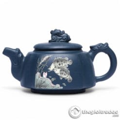 Ấm Tử Sa Tứ Phương Ngư Thú Thiên Thanh Nê 280ml 9 am tu sa tu phuong ngu thu thien thanh ne 280ml-19