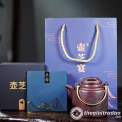 Ấm Tích Pha Trà Gốm Tử Sa Quai Đồng 450ml 9 am tich pha tra tu sa nghi hung quai dong 450ml-3