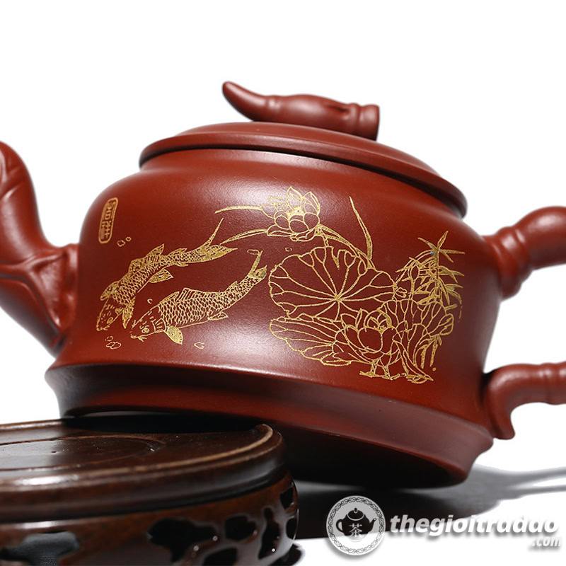 Ấm Tử Sa Liên Hoa Đại Hồng Bào 280ml 21 am tu sa lien hoa dai hong bao 280ml-1993664958-16
