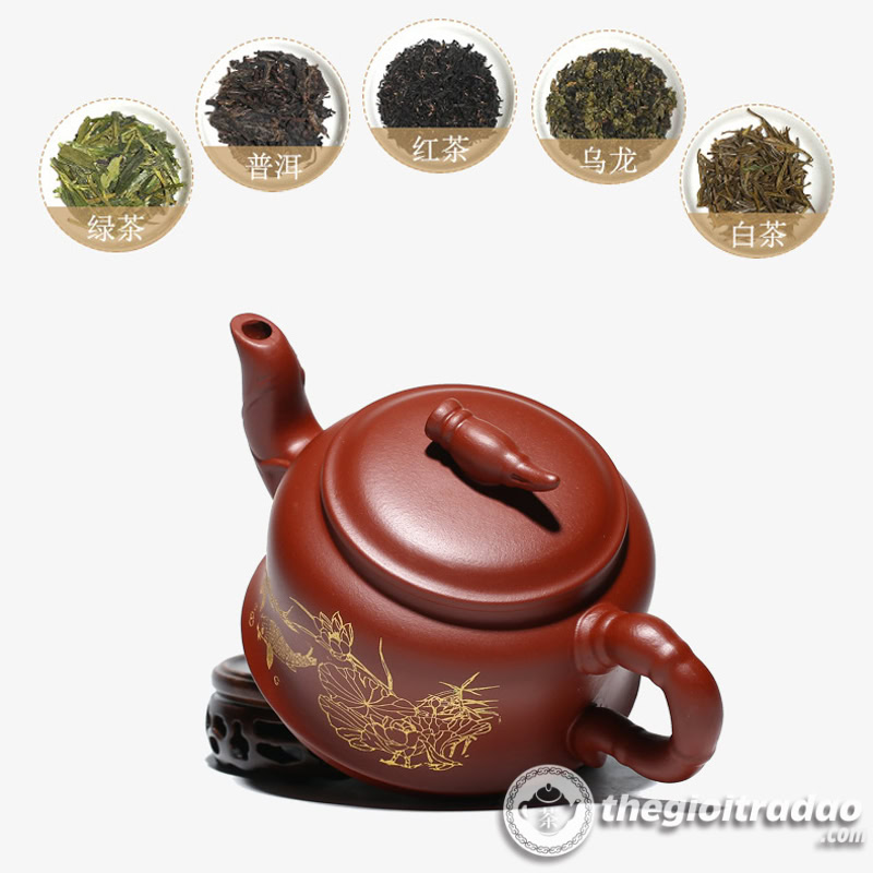 Ấm Tử Sa Liên Hoa Đại Hồng Bào 280ml 16 am tu sa lien hoa dai hong bao 280ml-1993664958-6
